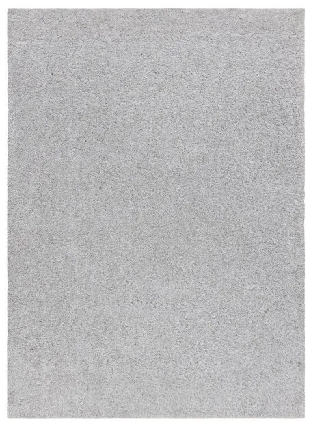 Koberec BUENOS 7005 shaggy strieborný