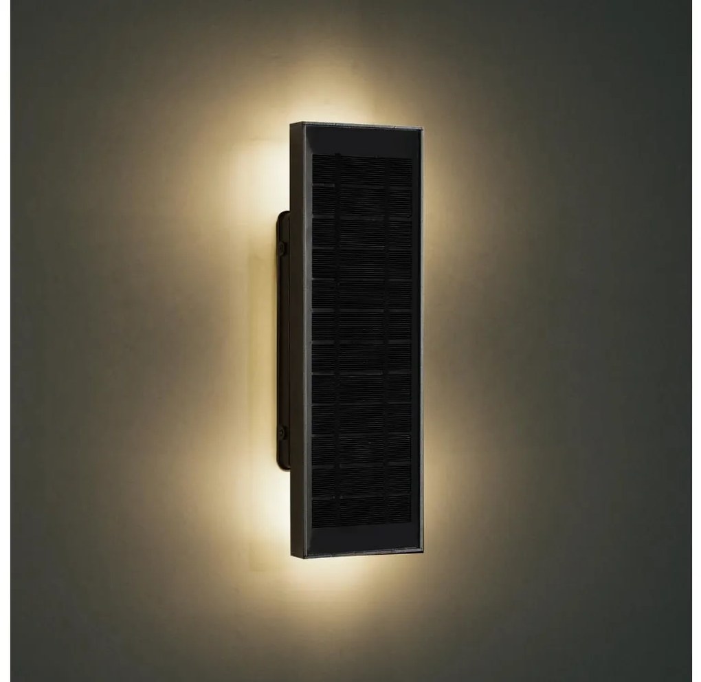 Brilagi - LED solárne nástenné svietidlo SUN LED/2,5W/230V 30 cm 2000 mAh IP44