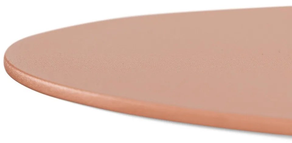 Kovová polica v lososovej farbe 30 cm Flex – Spinder Design