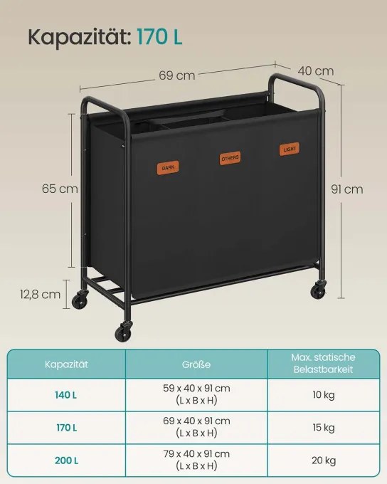 Kôš na bielizeň RLS330B01