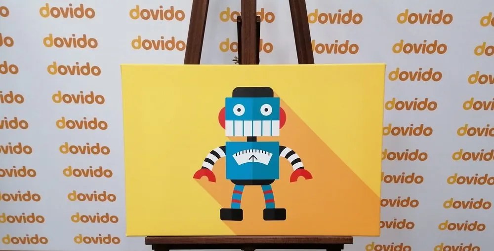 Obraz veselý robot - 60x40