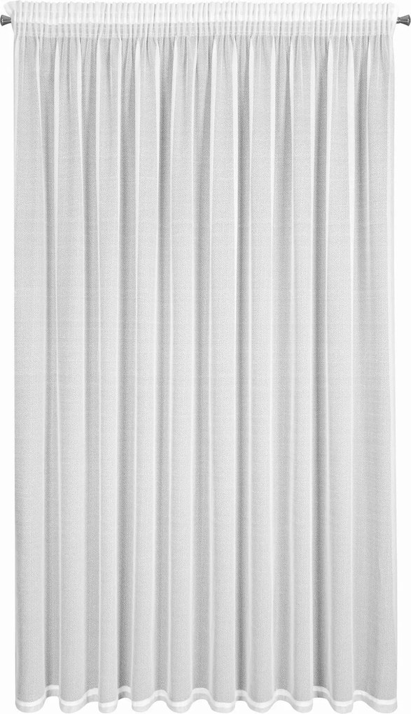 ZÁCLONA NA PÁSKE VANESA 300X270 CM BIELA