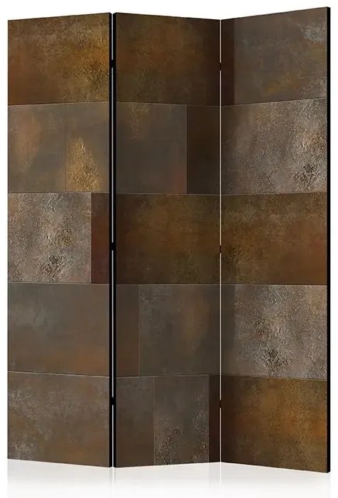 Paraván - Golden Cascade [Room Dividers] Veľkosť: 135x172, Verzia: Akustický