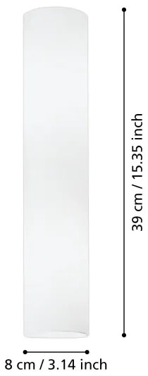 EGLO 83406 - nástenné svietidlo ZOLA 2xE14/40W