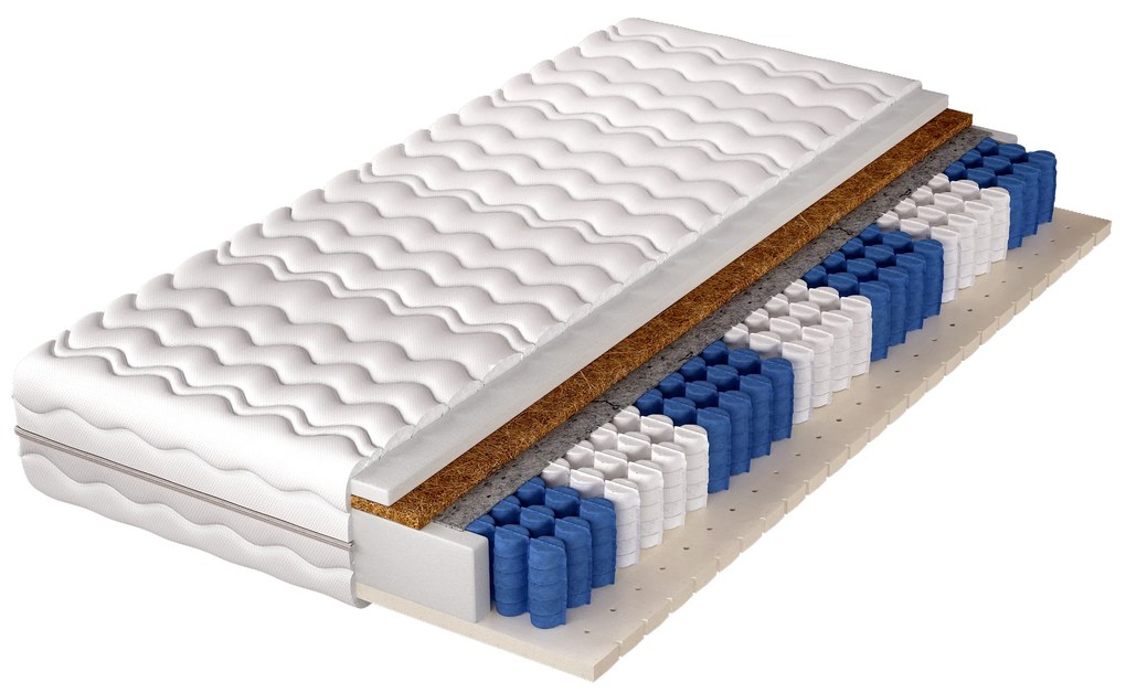 Taštičkový matrac Atlas 200x200 cm (T3/T5). Akcia -20%. Vlastná spoľahlivá doprava až k Vám domov. 1039958