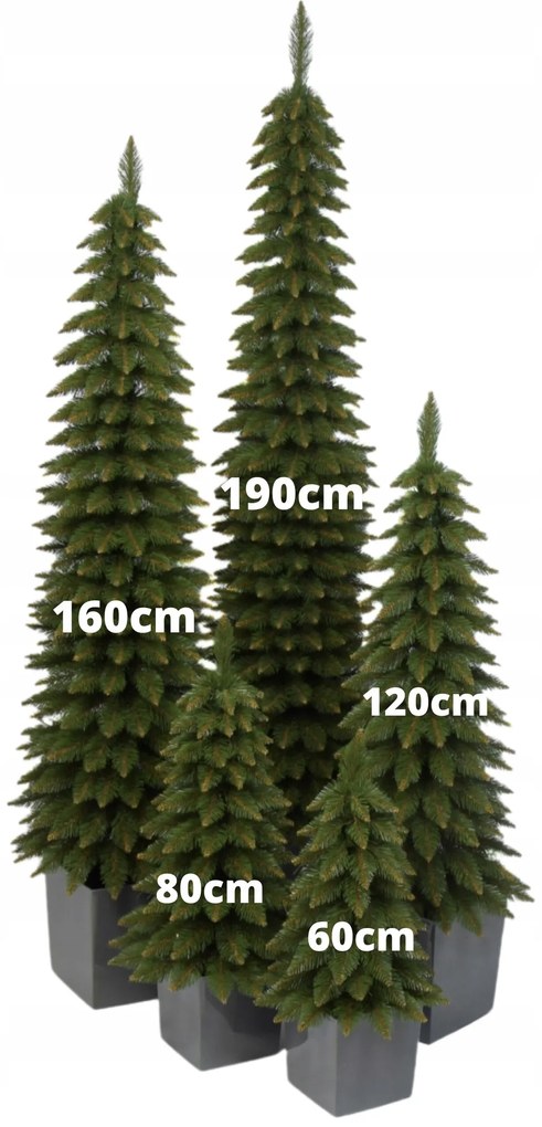 Dekorstudio Umelý Vianočný stromček Smrek štíhly 60cm