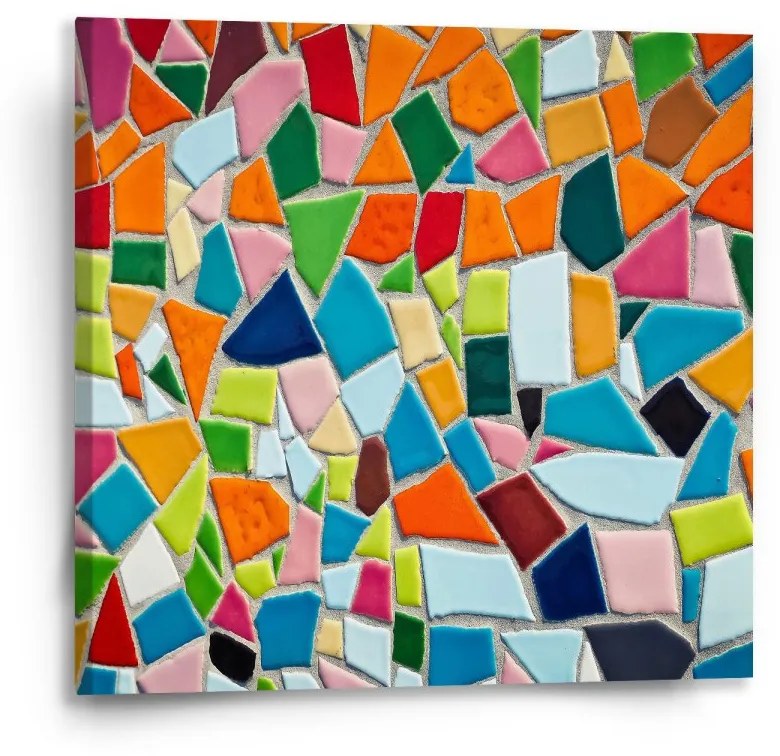 Sablio Obraz Farebná mozaika - 50x50 cm