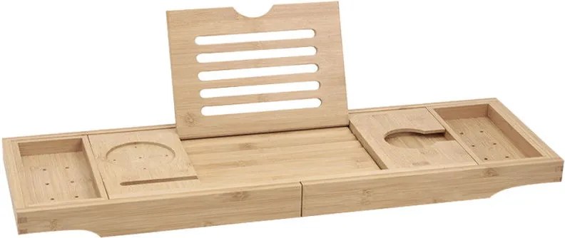 Mexen Bamboo polica na vaňu 70-105 cm, bambus natural - 701170-00