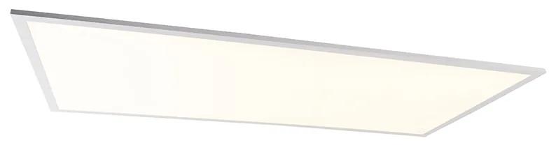 Stropné svietidlo oceľové 120 cm vrátane LED s diaľkovým ovládaním - Liv
