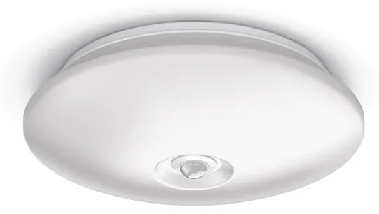 PHILIPS LED stropné svietidlo s PIR senzorom MAUVE, 6W, teplá biela, 25,4cm, okrúhle