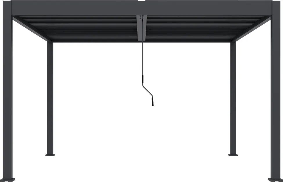 Bioklimatická pergola INTRO DUO 4x4m, hliník, voľne stojaca