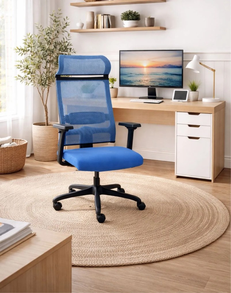 Kreslo Ergofix TM03, modré