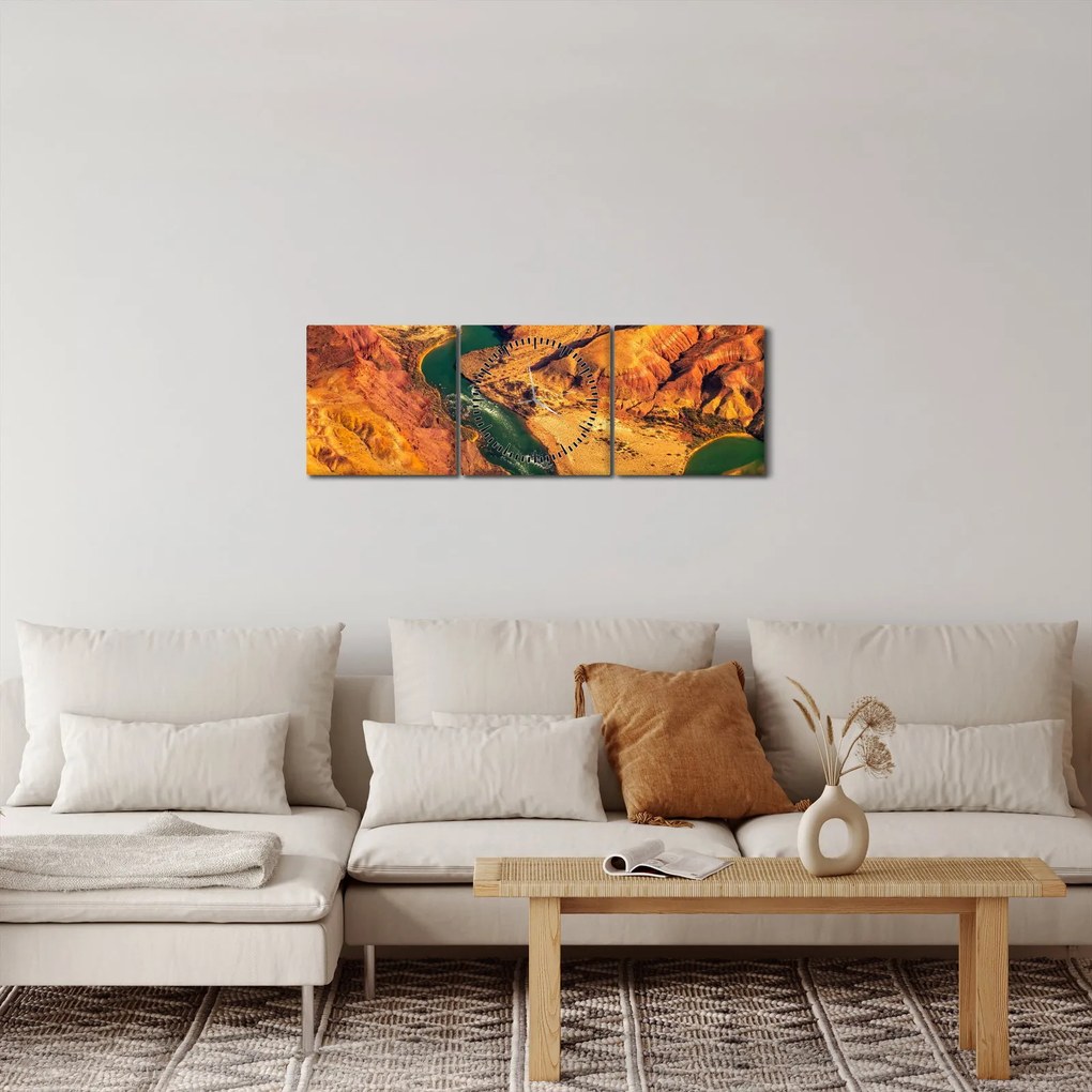 Obraz - Grand Canyon (s hodinami) (90x30 cm)