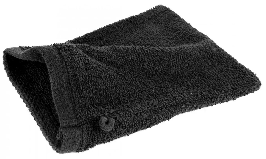 FROTÉ UTERÁK SMOOTH1 SADA 6KS 16X21 CM ČIERNA