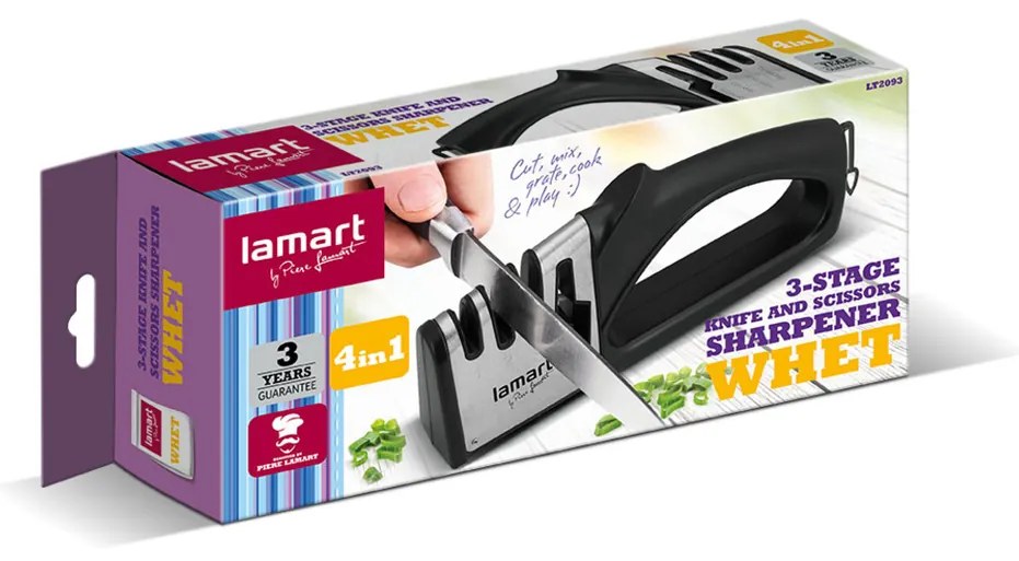 Brúsik na nože LAMART LT2093 4v1 WHET