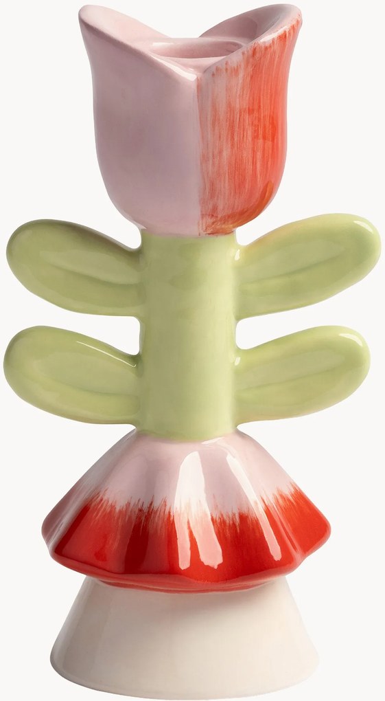 Ručne maľovaný svietnik Blume