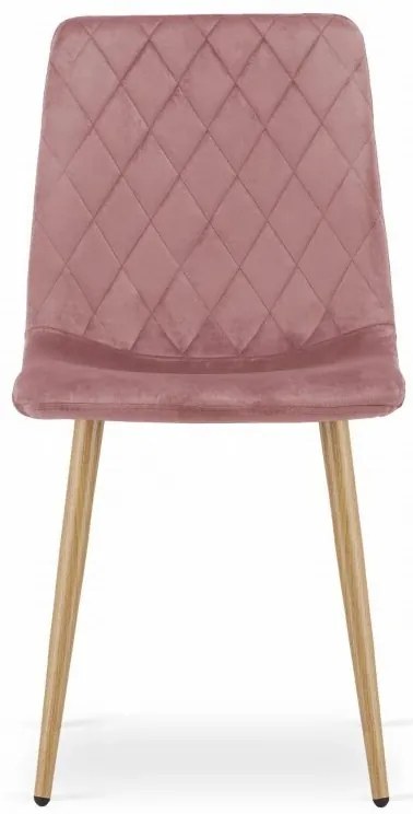 Set 2 kresiel TURIN - ružový zamat