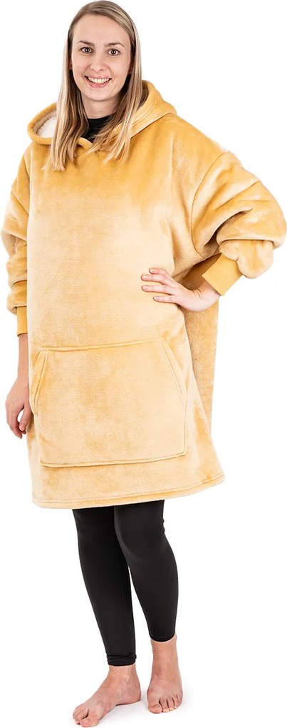 4Home Baránková mikina mikroplyš Beige, uni M - dámske