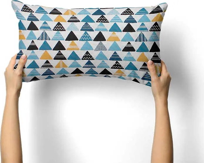 Obliečka na vankúš JESS 50x30 cm - Trojuholníky