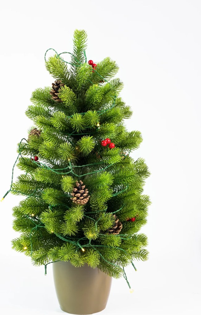 Ministromček 100% 3D v kvetináči 60cm + LED osvetlenie