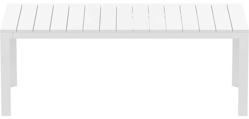 ATLANTIC 210 záhradný rozťahovací stôl white