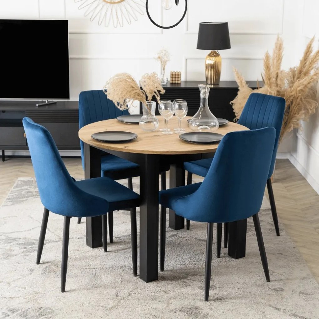 PROXIMA.store - Čalúnená jedálenska stolička BARI FARBA: zelená