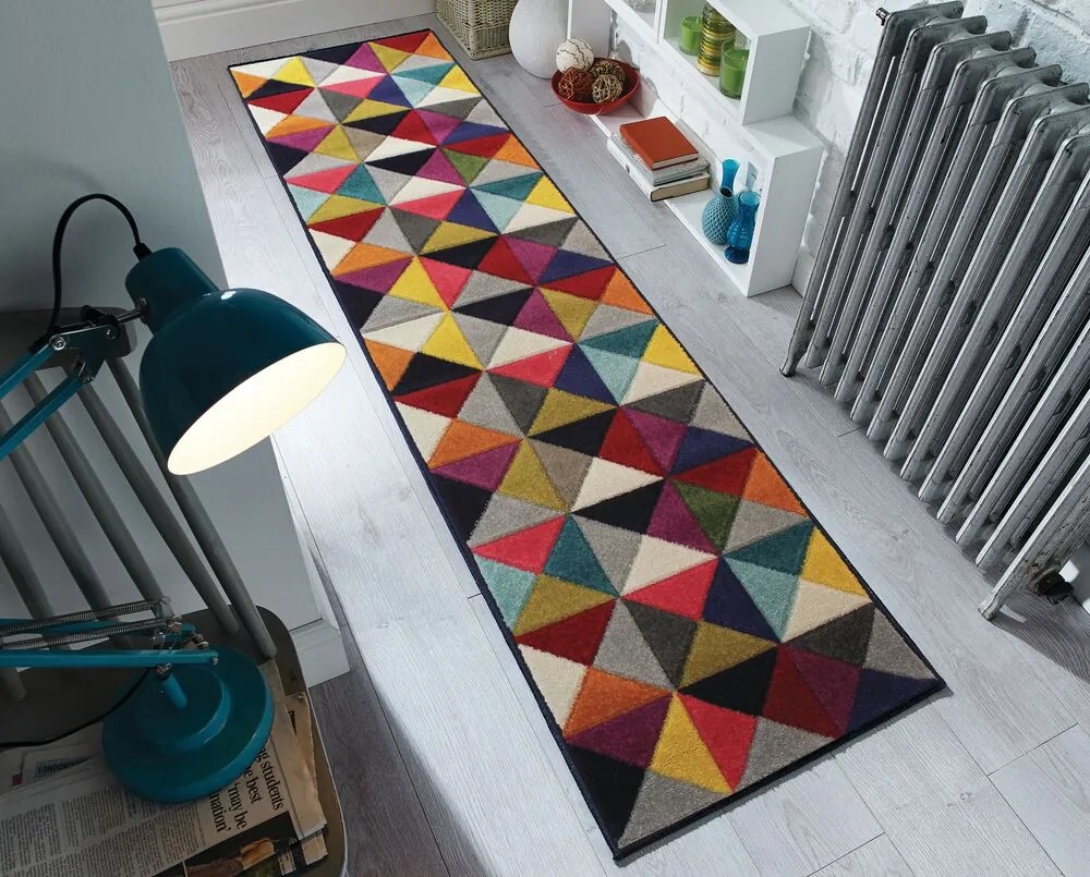Flair Rugs, Behúň Spectrum Samba Multi, 66x300, viacfarebná, chodba / predsieň