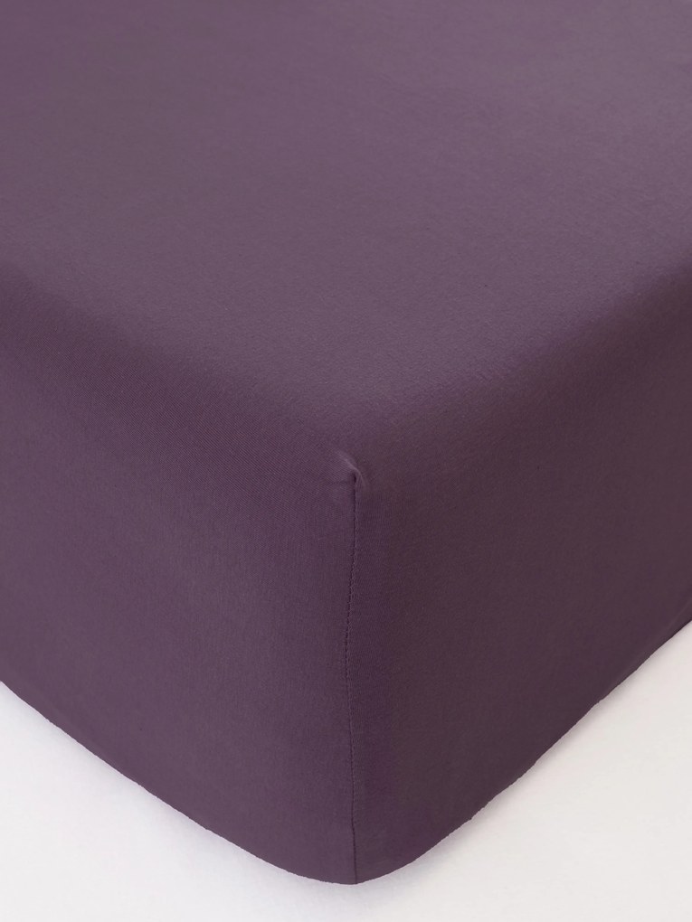 Jersey plachta s elastanom Deluxe 120 × 200 cm – ametystová