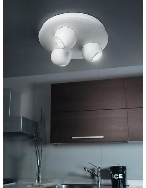 Eglo 93169 - LED Bodové svietidlo NORBELLO 3 3xGU10/5W/230V