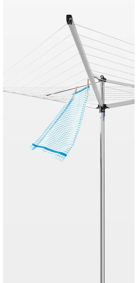 Vonkajší sušiak na bielizeň v striebornej farbe 30 m Essential – Brabantia