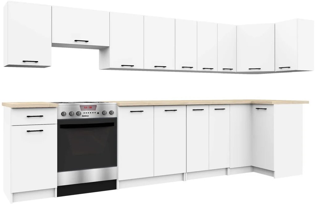 Kuchynská skrinka Olivia W 60/60 cm cm biela - závesná rohová