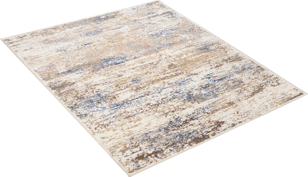TA Koberec G509M BIELA/TMAVOMODRÁ ASTHANE Rozmer: 250x350 cm
