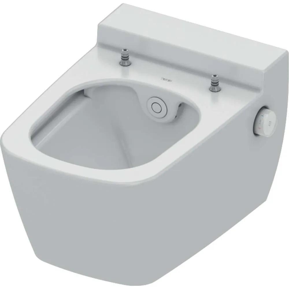 TECE One závesné WC Rimless so sprchovacou funkciou, s hlbokým splachovaním, 358 x 540 mm, biela, 9700200