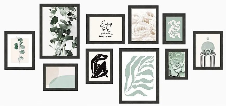 Sada Fotorámikov Mdf 10x M1126 Charcoal Black