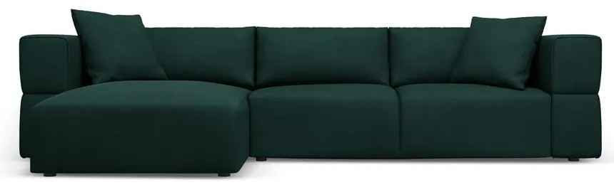 Zelená rohová pohovka, ľavý roh Esther - Milo Casa