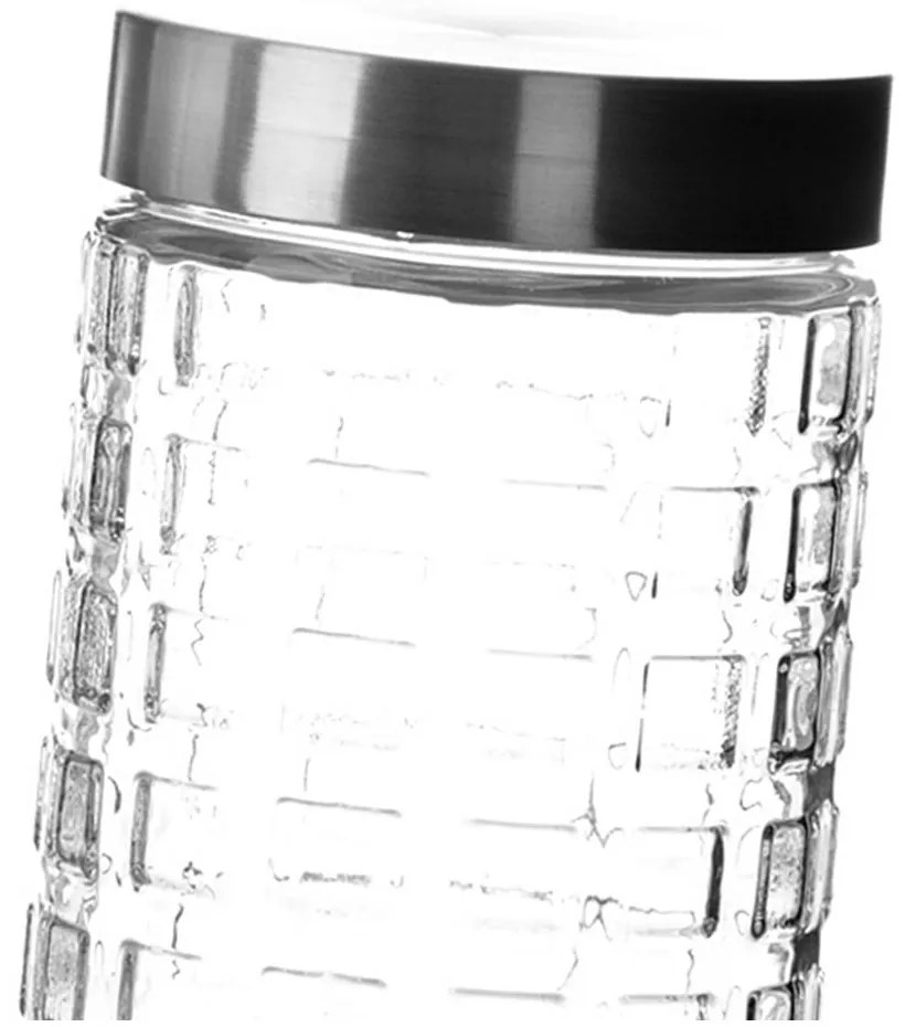 Sklenené dózy v súprave 2 ks na potraviny – Casa Selección