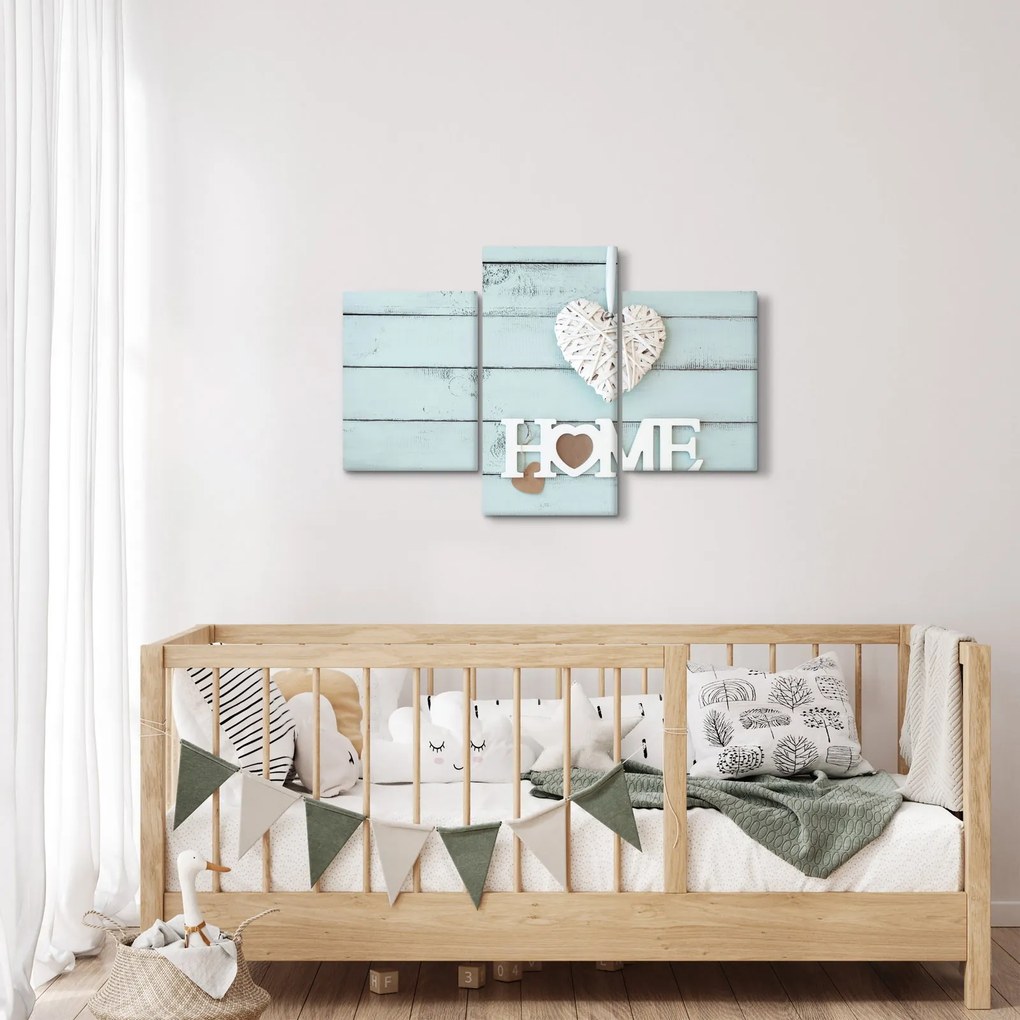 Obraz - I love home (90x60 cm)