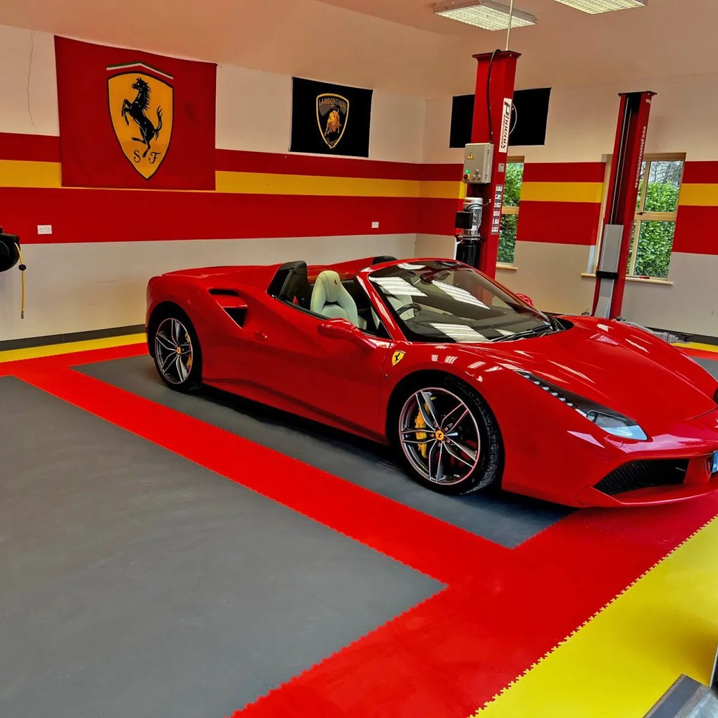 Gerflor Vinylový modulový štvorec R-Tile 1018 Yellow - 50,3x50,3 cm