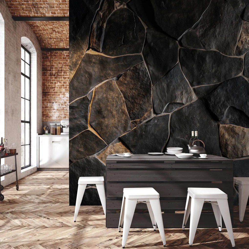 Fototapeta - Kamenná stena (147x102 cm)