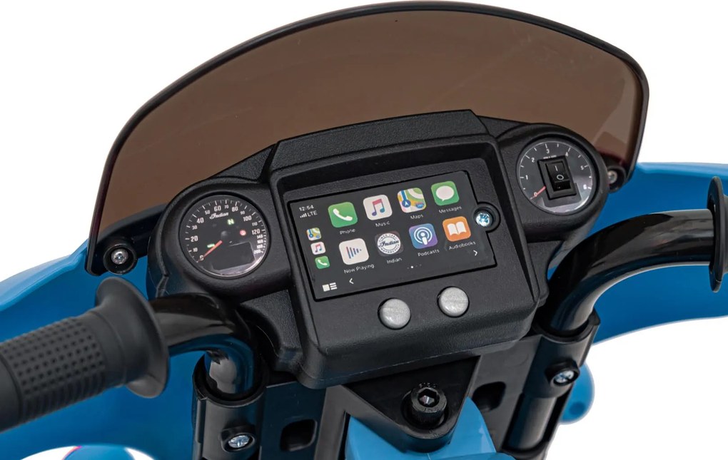 Ramiz Modré vozidlo Chopper INDIAN