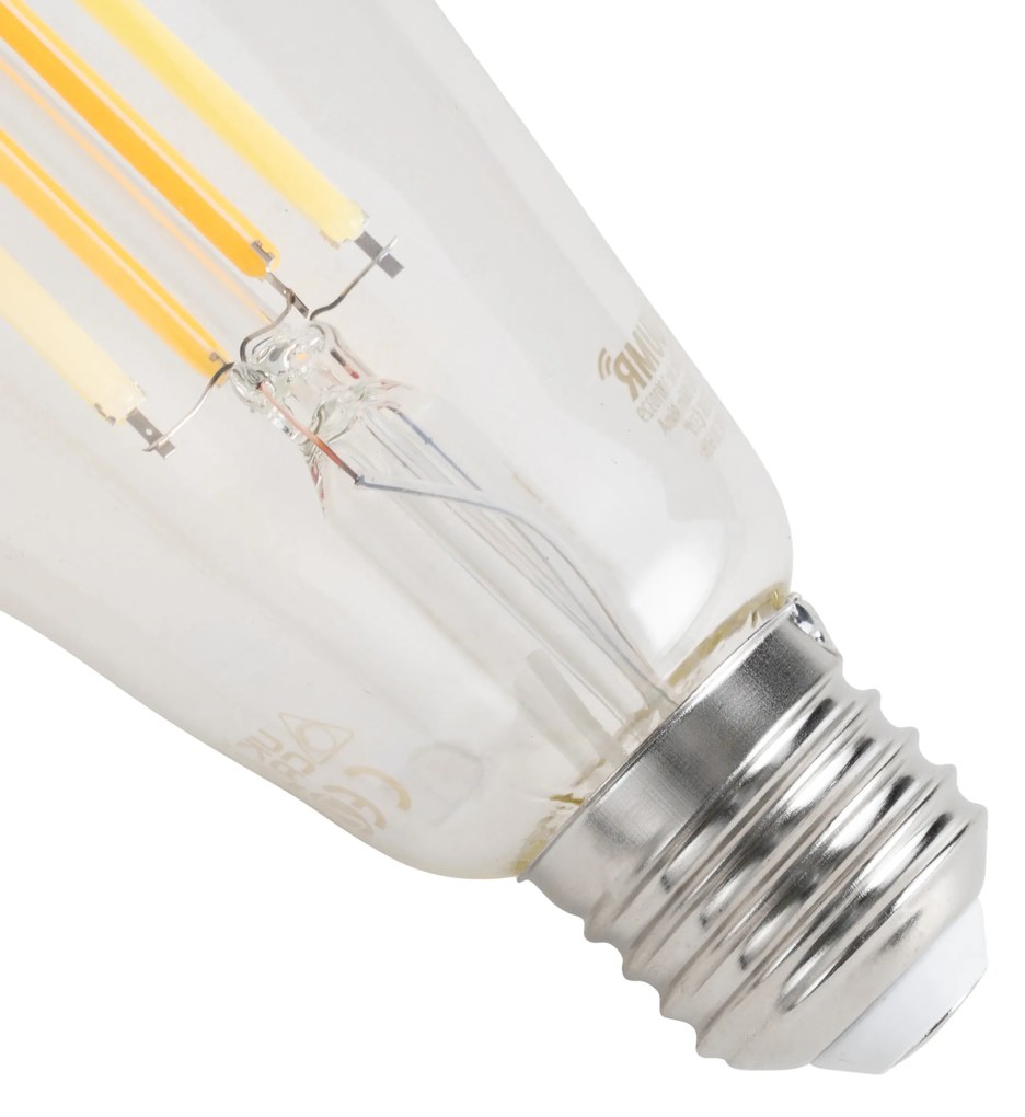 Sada 5 ks E27 Stmievateľné LED žiarovky ST64 číre 7W 806lm 2700-6500K
