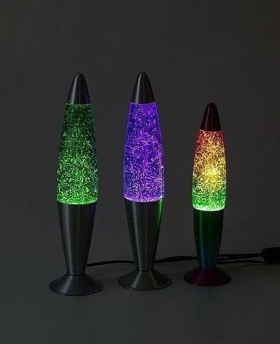 Rabalux 76113 dekoratívna lávová LED lampa Glitter2, zelená