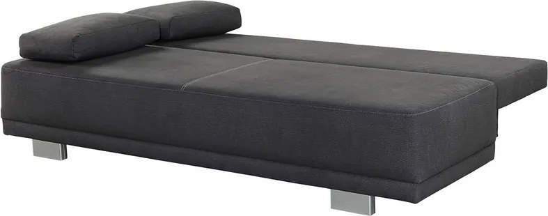 Rozkladacia pohovka Luzio, tmavo šedá látka