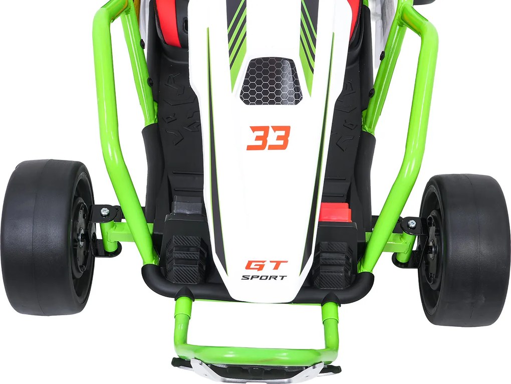 Ramiz Motokára TORNADO s funkciou Drift zelená