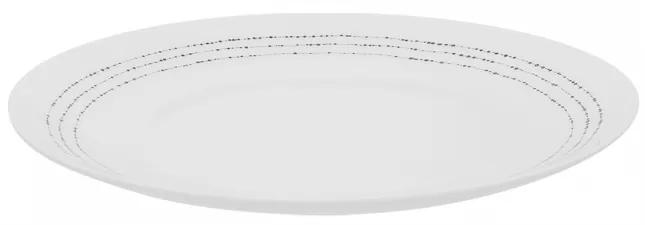 Lunasol - Plytký tanier 27 cm set 4 ks - Basic Dots (490824)
