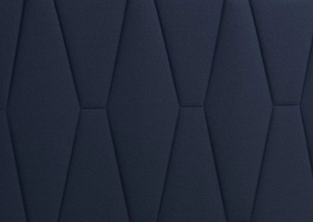 Posteľ Moosa 180x200 cm, námornícka modrá látka