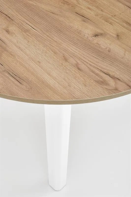 Rozkladací jedálenský stôl 102-142 cm Ralllon (dub craft + biela) (pre 4 6 osôb). Vlastná spoľahlivá doprava až k Vám domov. 1049298