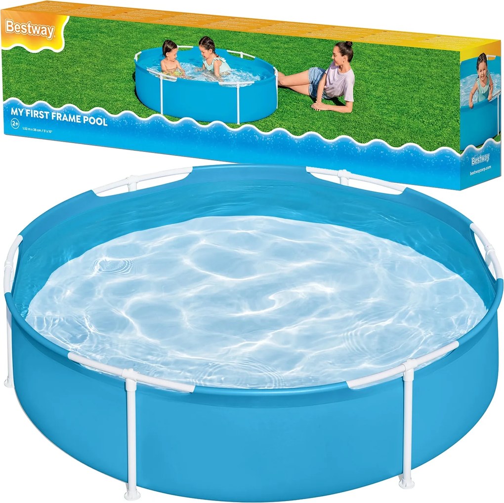 Detský záhradný roštový bazén na záhradu 152 x 38 cm Bestway 56283