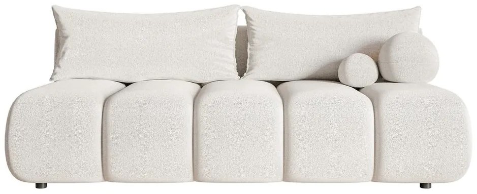 Pohovka trojsedačka Didier mini  (krémová + čierna). Akcia -18%. Vlastná spoľahlivá doprava až k Vám domov. 1100573