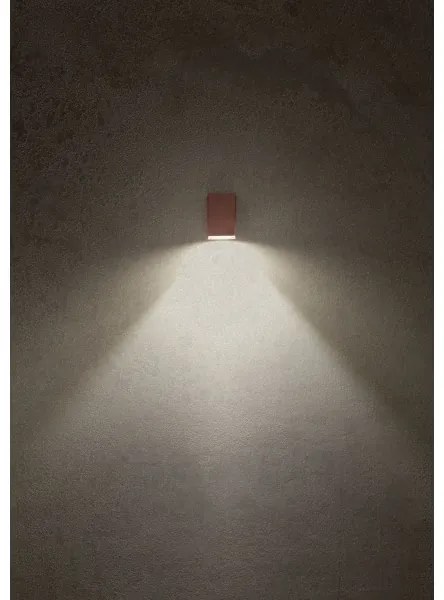 Redo 90528 - LED Vonkajšie nástenné svietidlo BRIO LED/6W/230V 3000K IP54 hnedá